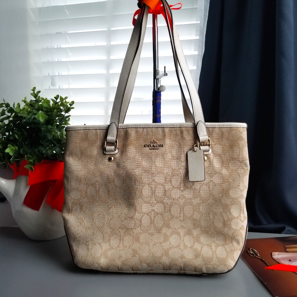 Coach Beautiful Signature Coach Purse